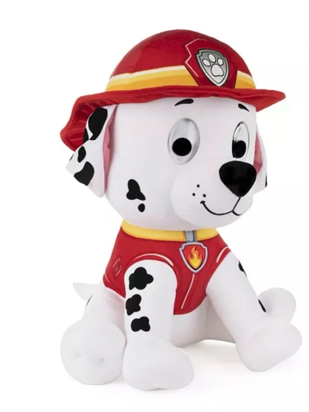 Red Dalmatian Firefighter Plush Dog Toy - Kids Stuffed Animal